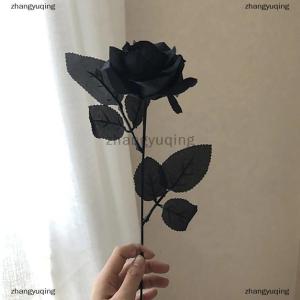 [COD] zhangyuqing Gothic Black Rose Artificial Flowers Simulation Flowers Valentine Roses Flowers
