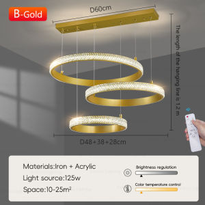 Living Room Pendant Light LED New Modern Simple Lamp Nordic Bedroom Chandelier Dining Room Decorative Light