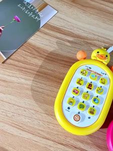 Baby Toy Phone Baby and Child Pretend Play Phone Chewable Early Education Educational Toys Baby Boys Girls Music Early Education Phone 0-1-3 Year-Old Toy Gift