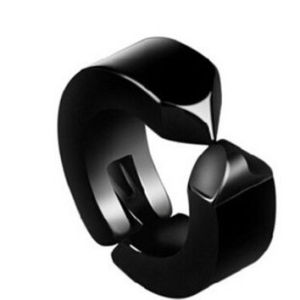 Creyos Anting Jepit Stainless Tanpa Tindik Huggies Silver