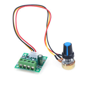 LEI Adjustable Driver Board DC Motor Speed Controller PWM 1803BK 1.8V 3V 5V 6V 12V 2A Low Voltage Speed Regulator Control Module