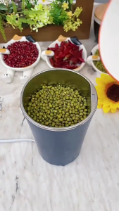 Stainless Steel Blade Coffee Nut Grinder Electric Grinding Machine with Portable Handle Kitchen Accessories