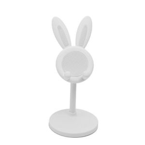 Cute Bunny Desktop Phone Holder Lovely Rabbit Adjustable Cell Phone Stand Holder for iPad Tablet