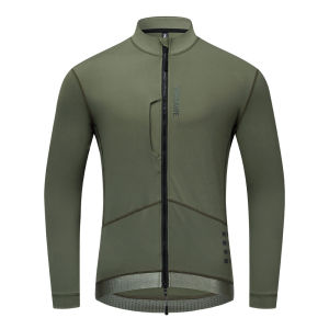 WOSAWE Men Cycling Coat Winter Thermal Fleece Breathable Windproof Outdoor Sports Bike Jacket