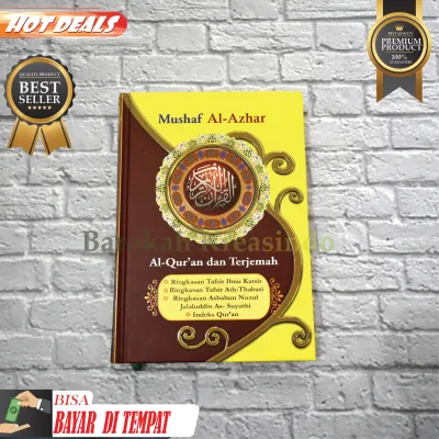 Al-Quran Terjemah & Tafsir al-Azhar (HC A6) Khat Madinah Rasm Utsmani Standar Depag Alquran Alquran Kecil Al Qur An Al Quran Dan Terjemahan Mushaf Alquran Qur An Terjemah Alquran 30 Juz Besar Alquran Musaf Alquran Mushaf Al Azhar