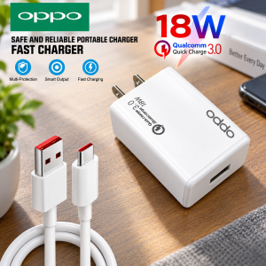 DIGI VAULT: High-Speed Cable + 18W OPPO Adapter Kit for Android: Includes Premium Micro-USB & Type-C2 Data Lines