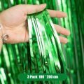 【COD】113pcs Dinosaur Theme Birthday Decoration set Dinosaur Foil Balloons+Banner+Rain Silk Curtain+Latex Balloon Set Children's Birthday Party Supplies Green Birthday Party Theme  For Kids Birthday Party Decorations 40 inch large aluminum film balloon set. 