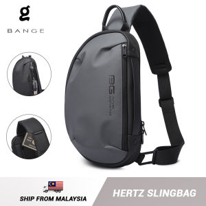 Bange Hertz Shoulder Bag Crossbody Bag Men s Sling Bag Beg Lelaki Multi Compartment Travel Water-Resistant