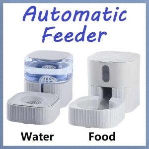 🔥Auto Pet Feeder🔥 1.8L Large Pet Food Feeder Water Feeder Cats Food Bowl Water Dispenser Auto Feeder for Cats Dogs