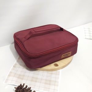 Tas bekal makanan polos lunch bag tempat kotak makan anak sekolah tas lunch box dewasa ke kantor