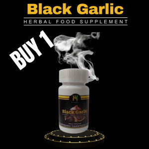 SHOPTHYNK Black Garlic 500mg – Odorless Herbal Supplement for Energy & Wellness