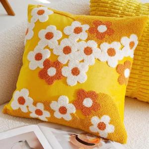 Hoa Ném Gối Vỏ Gối Hình Vuông Đơn Giản Sofa Vỏ Gối Dập Eo Đệm Trang Trí Nội Thất Giường 30x50 / 45X45cm2026