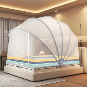 Foldable Pop Up Mosquito Net Tent Anti Fall Bed Mesh Canopy Portable Bedroom Mosquito Tent
