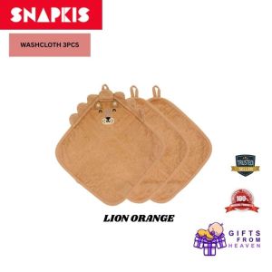 SNAPKIS 2-SIDED WASHCLOTHS V3 ASSORTED