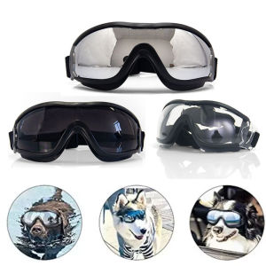 Dog Sunglasses UV Protective Waterproof Windproof Goggles Dust Anti-Fog Eye Protection Glasses for Dogs Cats