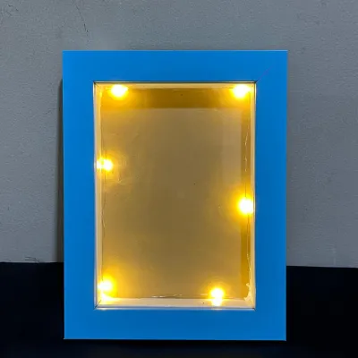 Bingkai box + LED Mahar 15x20 (6R) BINGKAI BUNGA KERING / Fresh Flower / Scrapbook Harga Grosir || Pigura foto figura murah Frame Wedding Nikahan