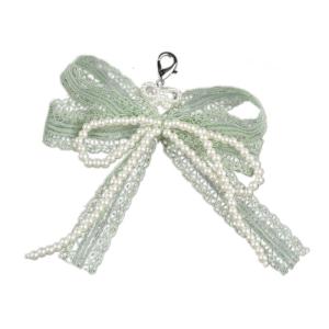 Kẹp giày phụ kiện ren trang trí Bowknot dây giày trang trí với ngọc trai giả chi tiết cho sự kiện trang trọng mặc giản dị