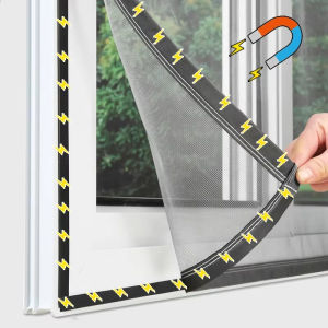 NEW Anti-Mosquito Magnetic Window Net Screen Curtain Invisible Mesh Anti Fly Bug Washable Easy Install