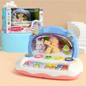 Baby Music Piano Toy with Light Musical Instrument Kids Gift Animals Sounding Keyboard Baby Play Type