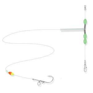 Long Casting Float Hook Fishing Tackle Fish Hook on Shrimp Back Pompano Rig Fishing Rig Saltwater Hook & Line