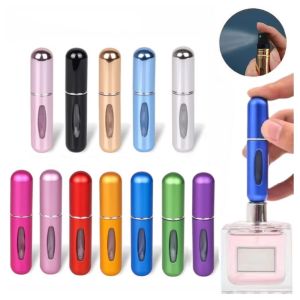 GOODOO 5มล. ขวดเติมน้ำหอม มินิมินิ รีฟิล ภาชนะบรรจุเครื่องสำอางที่ว่างเปล่า แบบพกพาได้ ขวดฉีดน้ำ
