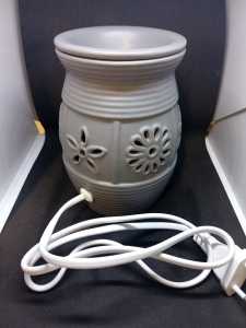 Tungku Aromaterapi Elektrik 10.5 Cm - Abu Abu Untuk memanaskan minyak esensial aromaterapi