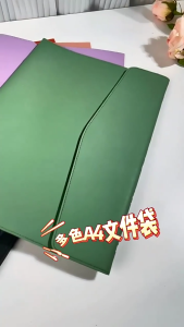 Professional Leather Folder Magnetic Closure File Document Organiser Water Resistant Document Carrying Case 330x240cm