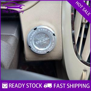 Samurry ✨Hot Sale✨ Car Moto Engine Start Stop Button Cover Ignition Switch Blade-type Rotatable Protection Cap Interior Decoration Decor Sticker