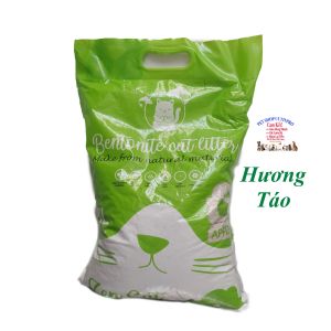 Cát vệ sinh cho Mèo Zen cat Bentonite cat litter Túi 8L Thấm hút tốt vón cục tốt mùi hương dịu nhẹ