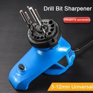 CHANBAEK For 3‑12mm Twist Bits Drill Bit Sharpener Anti Slip Foot Pads 19 Holes Grinding Drill Machine Professional Portable Electric Drill Bit Grinder Drill Bit Grinder