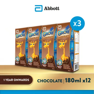 [Bundle of 3] GROW Growing Up Milk – RTD Chocolate (1 years onwards)
