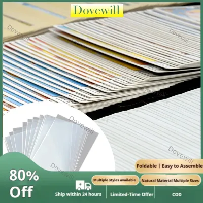 50 Pieces Card Sleeves Protector Waterproof Dustproof Replacement Lightweight Portable Clear for Basketball Cards Photocard