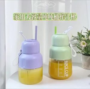 2026 Portable Juicer Cup - 1000ML TON CUP 12-Blade Stainless Steel Ice Crushing & Smoothie Maker 1500mAh Battery USB-C Fast Charge BPA-Free One-Touch Operation