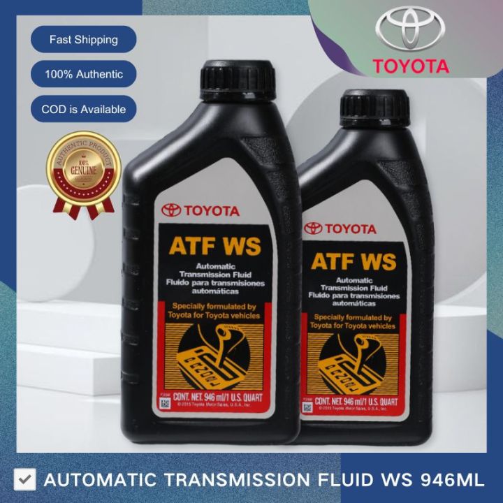 TOYOTA ATF WS Automatic Transmission Fluid 946ML Fully Synthetic Power ...