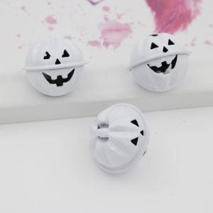 EAURA Funny Cute Ghost Face Hanging Ornaments Pendant Pumpkin Head Shape Kid Gift Halloween Decor Metal Bell Pumpkin Bells