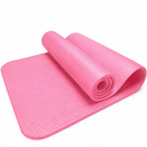 READY STOCK!!!Fitness Yoga Mat Non Slip Thick Cushion Workout Pad for Home Gym Pilates Stretch Training Portable 加厚舒适防滑运动瑜伽垫