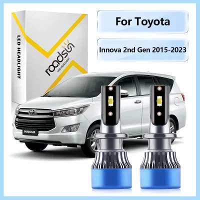 【Fit For Toyota Innova 2nd Gen 2015-2023】LED Car Headlight Bulbs Low Beam Headlamp 6000K Super White Light 13000LM 400% Super Bright Plug And Play Waterproof
