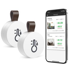 ORIA Wireless Hygrometer 3PCS/2PCSBluetooth Indoor Temperature Humidity Sensor Temp Humidity Monitor with APP