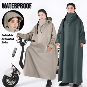 Full Body One-Piece Raincoat Waterproof Raincoat Long Version Thickened Raincoat Electric Car Cycling Raincoat Anti-Rainstorm Riding Raincoat