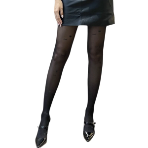 Thoáng khí in hình trái tim pantyhose 40D Độ dày liền mạch dây thắt lưng đàn hồi nylon vớ cho sử dụng thường nhật mùa xuân mùa thu