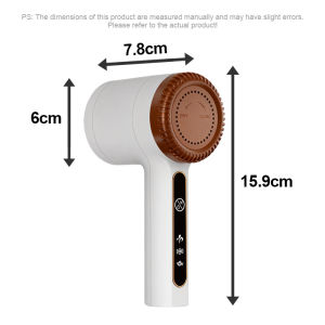 Electric Lint Remover Portable Rechargeable Sweater Defuzzer Large Storage 6-Leaf Stainless Steel Blades Trimmer for Fabric Sweater Clothes