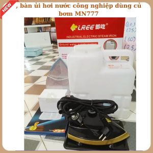 bàn là  bàn ủi hơi nước công nghiệp dùng củ bơm MN777  MN787 công suất 1350W ( tặng tất là CHỐNG BÓNG VẢI )