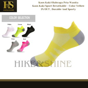 Kaos Kaki Pendek Pria Wanita Dewasa Mata Kaki Sports Lari Breathable