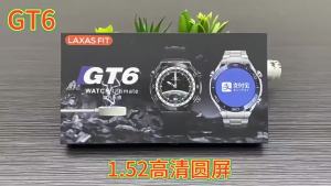(HD1)2025 Para GT5 Pro GPS NFC Smartwatch for Men with High-definition AMOLED Screen and Monitoring  2025 Para GT5 Pro GPS NFC Smartwatch Lelaki Skrin AMOLED Definisi Tinggi Kadar Jantung