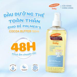 [Mới] Dầu Dưỡng Thể Toàn Thân Cho Bé Palmers Cocoa Butter 150ml
