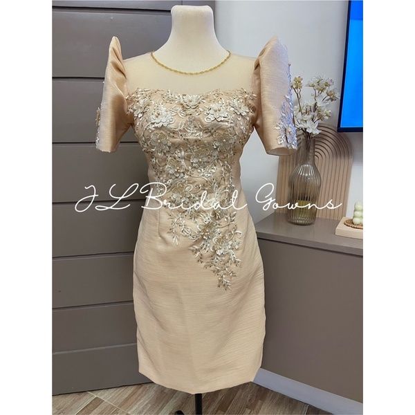 Lace sales filipiniana dress