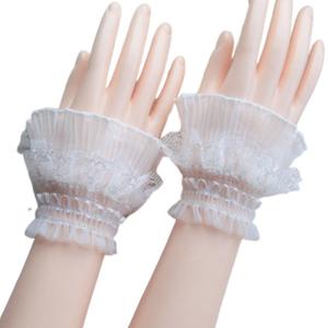 Elegant Sleeves Lace False Cuffs Wrist Sleeves Wrist Fake Cuff Autumn & Winter Wild Sweater Decorative Sleeves 2 Colors