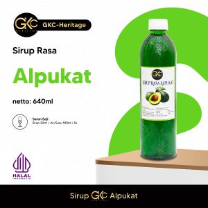 Sirup Alpukat / Avocado Syrup Minuman Gkc Heritage 640ml