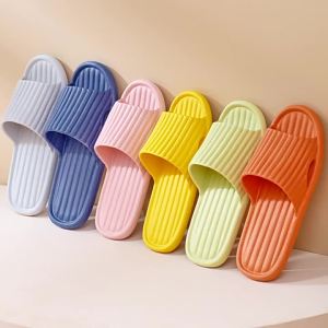 [Free Shipping] Lightweight WomenS Dormitory Slippers Versatile And Portable Suitable For Girls For Use In The Bathroom Hotel Home And For Bathing