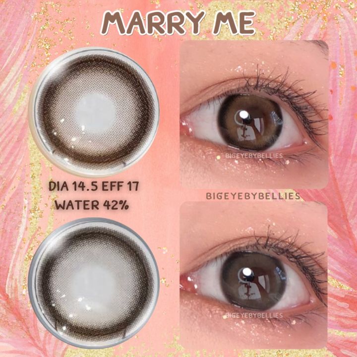 คอนแทคเลนส์ ขนาดกลาง Marry Me (Luxzylens) | Lazada.co.th